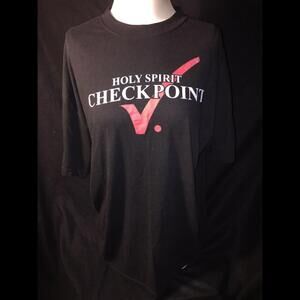 Black Holy Spirt Checkpoint T-Shirt